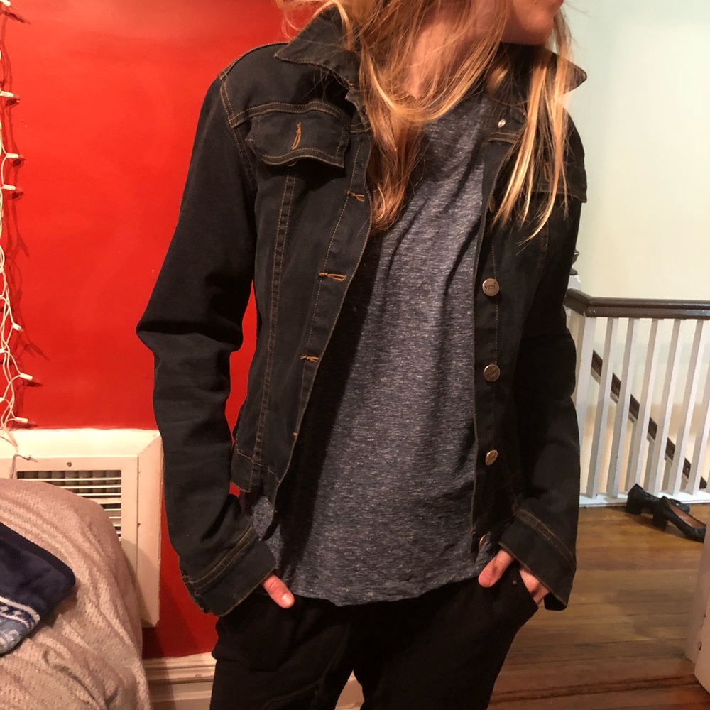 YMI let’s UBU cropped denim jacket